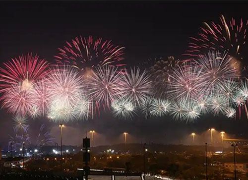 商都县焰火晚会